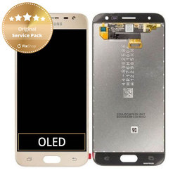 Samsung Galaxy J3 J330F (2017) - LCD Display + Touchscreen Front Glas (Gold) - GH96-10990A Genuine Service Pack