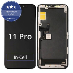 Apple iPhone 11 Pro - LCD Display + Touchscreen Front Glas + Rahmen In-Cell FixPremium