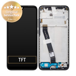 Xiaomi Redmi 7 M1810F6LG M1810F6LH - LCD Display + Touchscreen Front Glas + Rahmen (Eclipse Black) - 560610115033, 560610096033 Genuine Service Pack