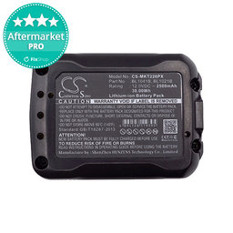 Makita CXT, C, D, F, H, J, P, R, S, T-series - Akku Batterie BL10xx Li-Ion 2500mAh HQ