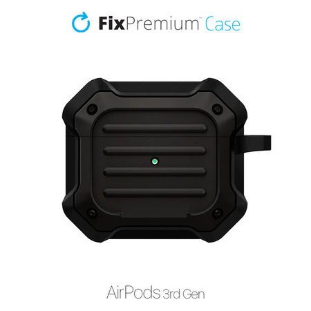 FixPremium - Fall Unbreakable für AirPods 3, schwarz