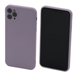 FixPremium - Silikonhülle für iPhone 11 Pro Max, violett