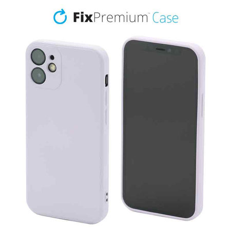 FixPremium - Silikonhülle für iPhone 12 mini, violett