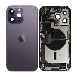 Apple iPhone 14 Pro Max - Backcover mit Kleinteilen (Deep Purple)