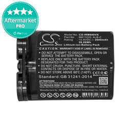 iRobot Braava jet m6 - Akku Batterie ALB-C, M611020 Li-Ion 10.8V 2600mAh HQ