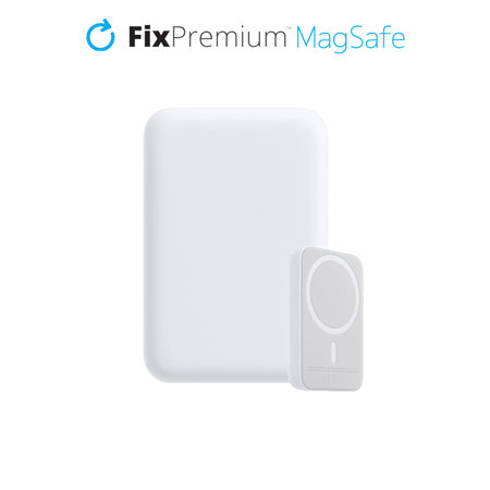 FixPremium - MagSafe PowerBank 10 000 mAh, weiß