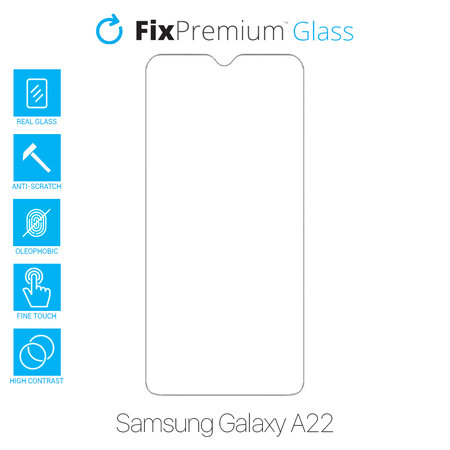 FixPremium Glass - Gehärtetes Glas für Samsung Galaxy A22