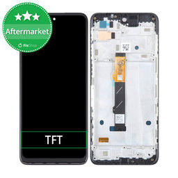 Motorola Moto G42 XT2233 - LCD Display + Touchscreen Front Glas + Rahmen (Black) TFT