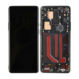 OnePlus 8 Pro - LCD Display + Touchscreen Front Glas + Rahmen (Black) OLED