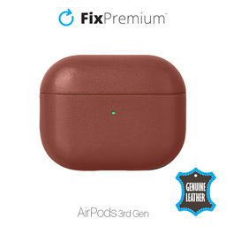 FixPremium - Lederetui für AirPods 3, braun