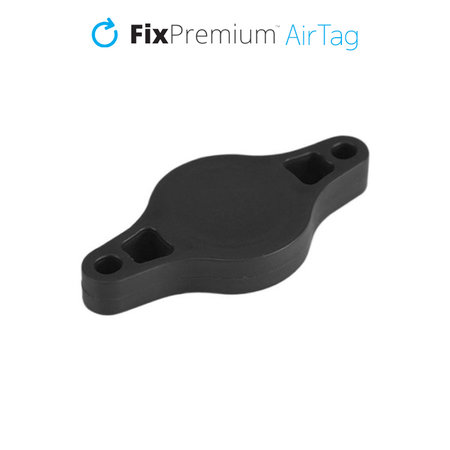 FixPremium - Halter für Apple AirTag auf einem Fahrrad, schwarz