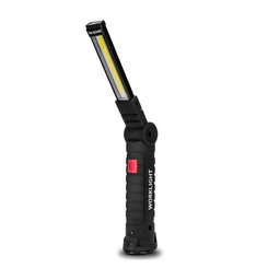 FixPremium - LED Camping-Taschenlampe, schwarz