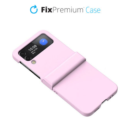 FixPremium - Silikonhülle für Samsung Galaxy Z Flip 4, rosa