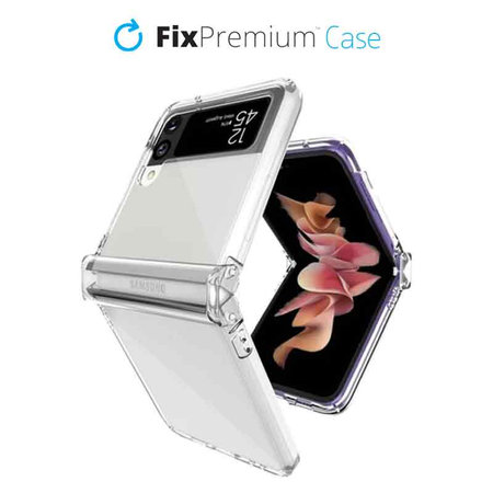 FixPremium - Silikonhülle für Samsung Galaxy Z Flip 4, transparent