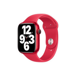 FixPremium - Silikonarmband für Apple Watch (38, 40 und 41mm), rot