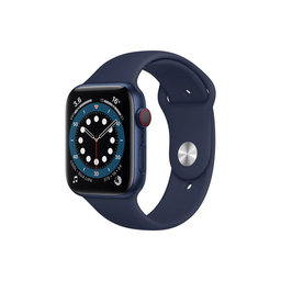 FixPremium - Silikonarmband für Apple Watch (42, 44, 45 und 49mm), blau