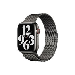 FixPremium - Armband Milanese Loop für Apple Watch (38, 40 und 41mm), graphite