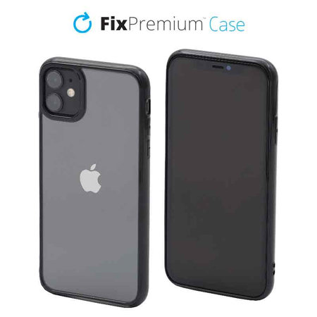 FixPremium - Hülle Invisible für iPhone 11, schwarz