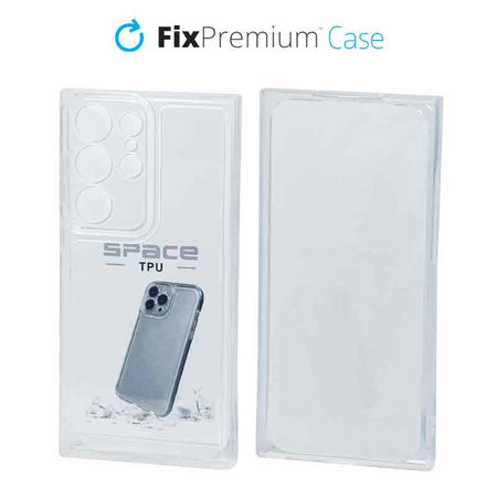 FixPremium - Hülle Invisible für Samsung Galaxy S22 Ultra, transparent