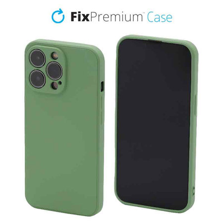 FixPremium - Hülle Rubber für iPhone 13 Pro, grün