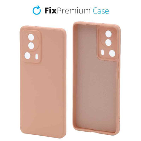 FixPremium - Hülle Rubber für Xiaomi 13 Lite, orange