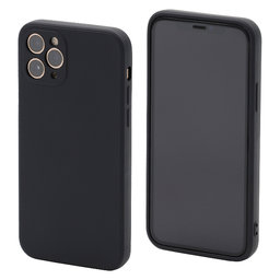 FixPremium - Hülle Rubber für iPhone 11 Pro, schwarz