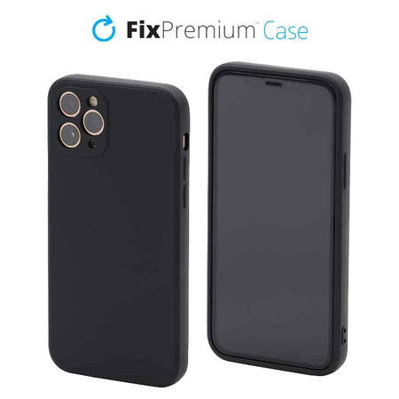 FixPremium - Hülle Rubber für iPhone 11 Pro, schwarz