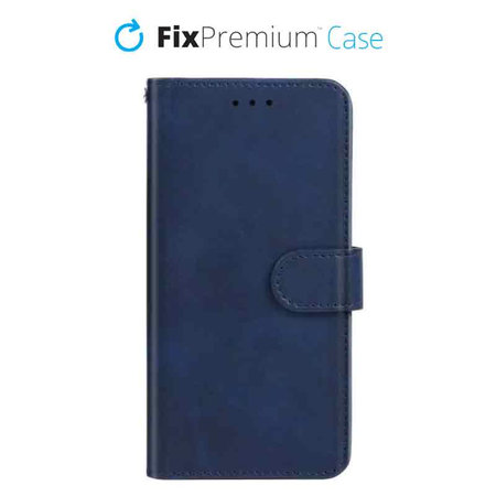 FixPremium - Hülle Book Wallet für Samsung Galaxy S23 Ultra, blau