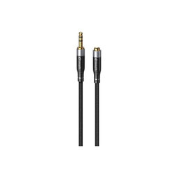 Elough - Jack 3.5mm (F) / Jack 3.5mm (M) AUX Kabel (2m), schwarz