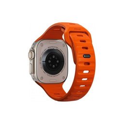 FixPremium - Gurt Sport Silicone für Apple Watch (38, 40 und 41mm), orange