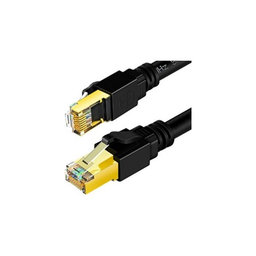 FixPremium - Netzwerkkabel - RJ45 / RJ45 (1m), schwarz