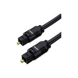 FixPremium - Audio Optisches Kabel (2m), schwarz