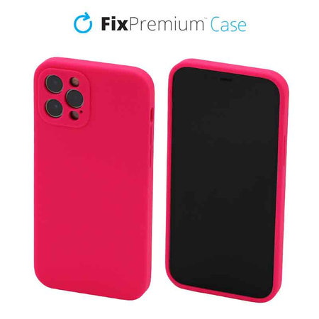 FixPremium - Silikon Hülle für iPhone 13 Pro, rosa