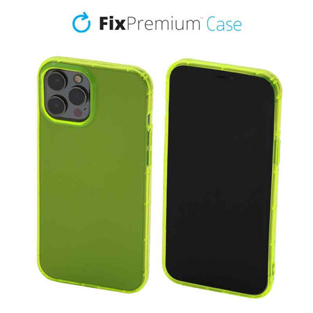 FixPremium - Hülle Clear für iPhone 12 Pro Max, gelb