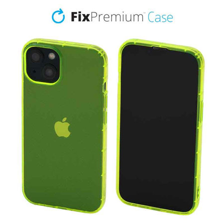 FixPremium - Hülle Clear für iPhone 13, gelb