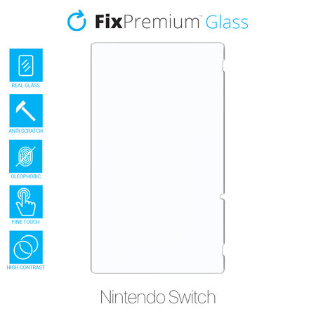 FixPremium Glass - Gehärtetes Glas für Nintendo Switch