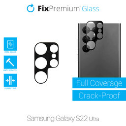 FixPremium Glass - Gehärtetes Glas für die rückwärtige Kameralinse für Samsung Galaxy S22 Ultra