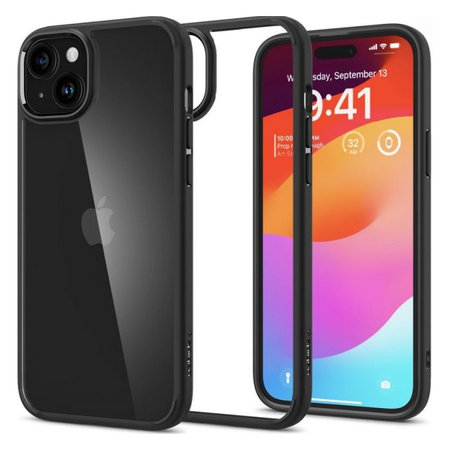 Spigen - Hülle Ultra Hybrid für iPhone 15 Plus, matte black