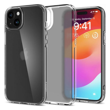 Spigen - Hülle Ultra Hybrid für iPhone 15, frost clear