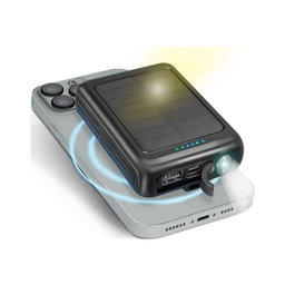 SBS - MagSafe PowerBank Solar 5000 mAh, schwarz