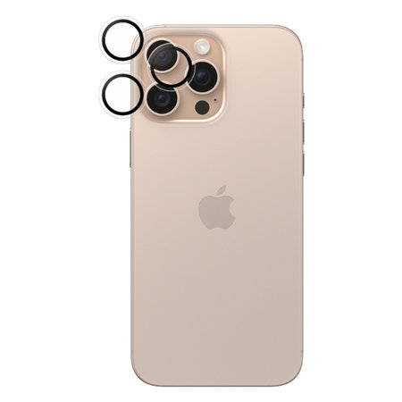 PanzerGlass - Schutzabdeckung für das Kameraobjektiv Hoops Für iPhone 16 Pro und 16 Pro Max, transparent