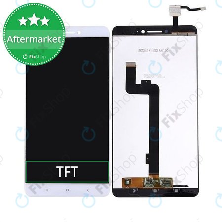 Xiaomi Mi Max - LCD Display + Touchscreen Front Glas (White) TFT