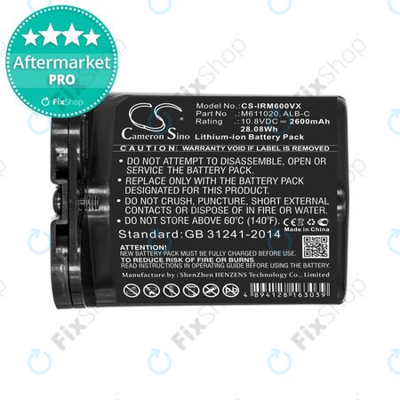 iRobot Braava jet m6 - Akku Batterie ALB-C, M611020 Li-Ion 10.8V 2600mAh HQ