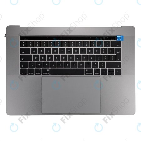 Apple MacBook Pro 15" A1707 (Late 2016 - Mid 2017) - Oberer Rahmen Tastatur + Tastatur UK + Mikrofon + Trackpad + Lautsprecher (Space Gray)