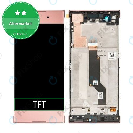 Sony Xperia XA1 G3121 - LCD Display + Touchscreen Front Glas + Rahmen (Pink) TFT