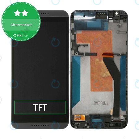 HTC Desire 820 - LCD Display + Touchscreen Front Glas + Rahmen (Grey) TFT