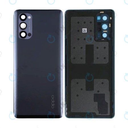 Oppo Reno 4 Pro - Akkudeckel (Space Black) - 4904741 Genuine Service Pack