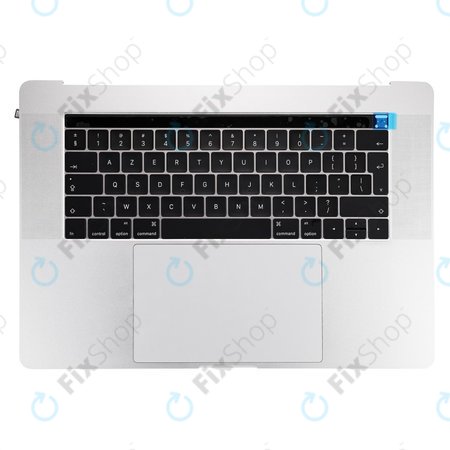 Apple MacBook Pro 15" A1707 (Late 2016 - Mid 2017) - Oberer Rahmen Tastatur + Tastatur UK + Mikrofon + Trackpad + Lautsprecher (Silver)