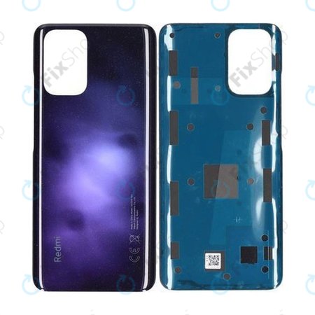 Xiaomi Redmi Note 10S M2101K7BG M2101K7BI - Akkudeckel (Purple) - 550500015E9T Genuine Service Pack