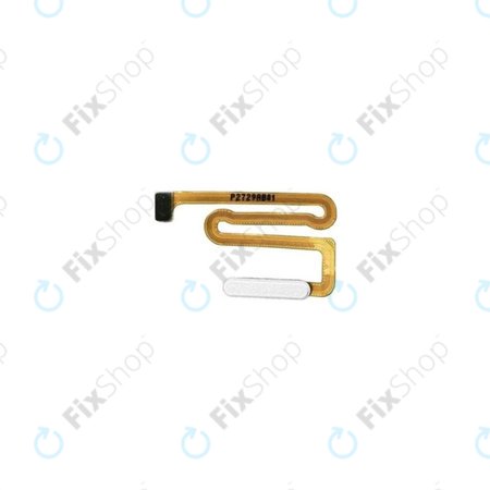 Samsung Galaxy A04S A047F - Fingerabdrucksensor + Flex Kabel (White) - GH96-15278B Genuine Service Pack